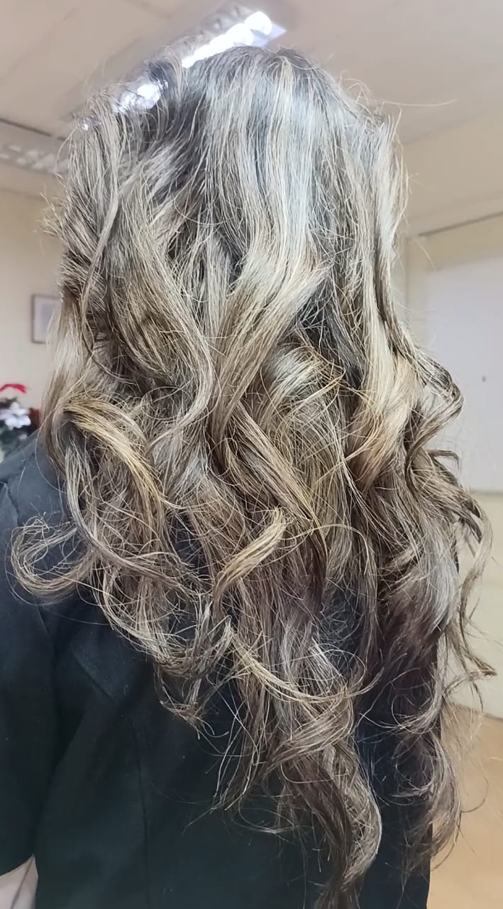 Resultado del tratamiento de Balayage